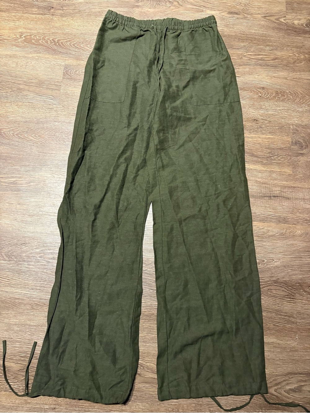 H&M linen blend pants